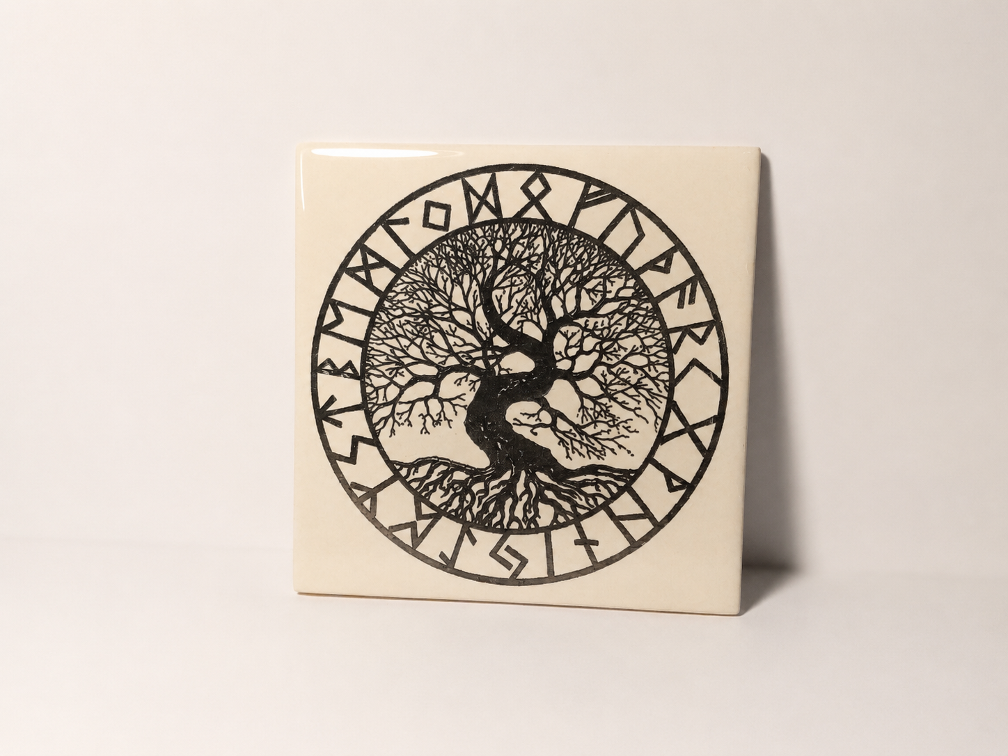 6-inch Tree of Life slate tile